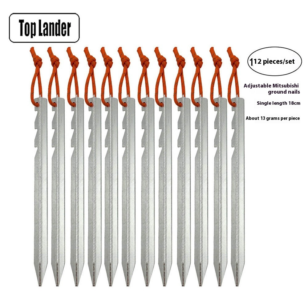 12 Outdoor Tents Aluminum Alloy Adjustable Stake