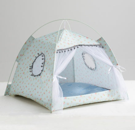 Cat Tent  House Enclosed Pet Bed