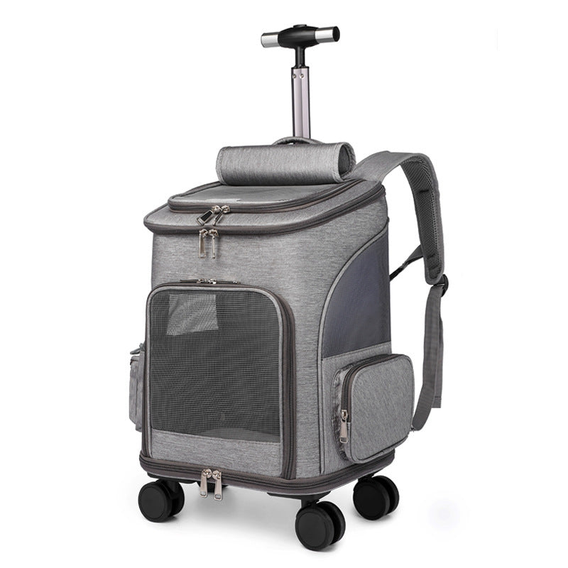 Portable Folding Trolley Pet wheel bag