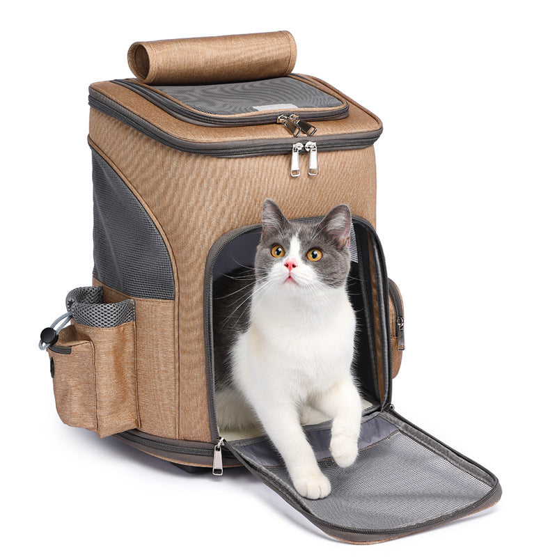 Portable Folding Trolley Pet wheel bag