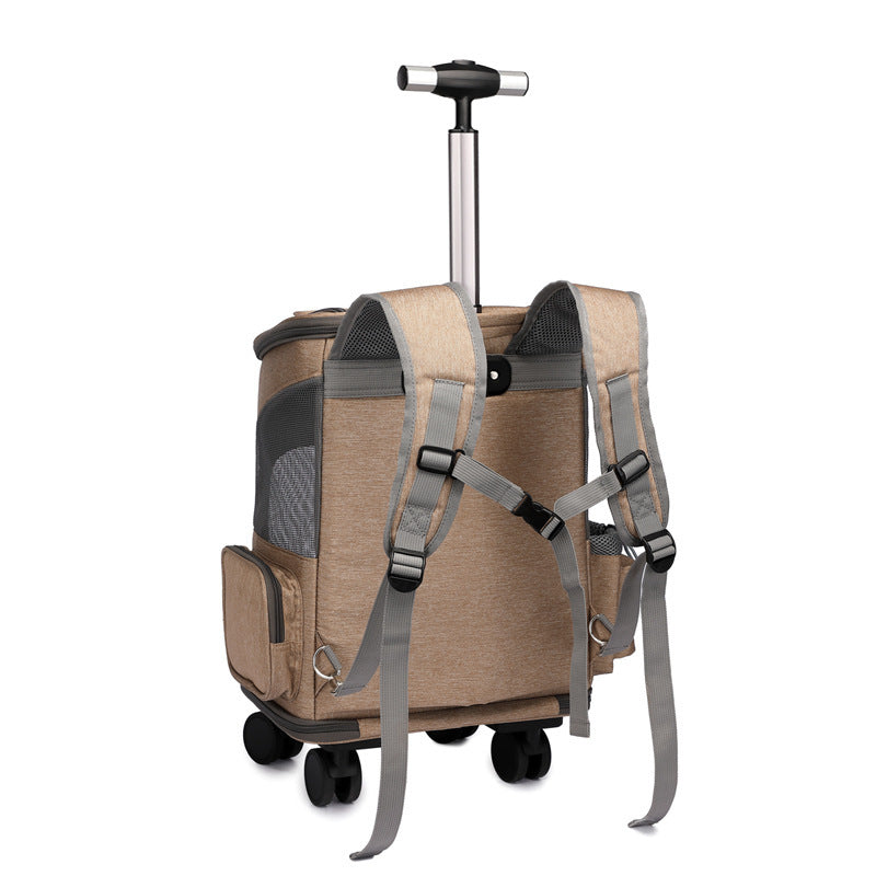 Portable Folding Trolley Pet wheel bag
