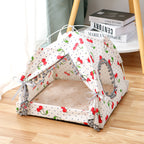 Cat Tent  House Enclosed Pet Bed