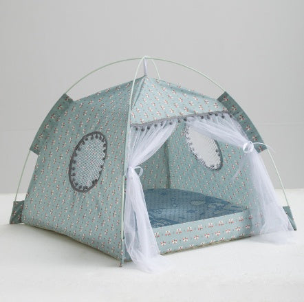 Cat Tent  House Enclosed Pet Bed